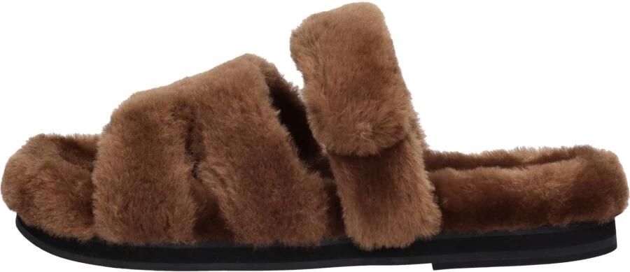 Bibi Lou Faux Fur Mules