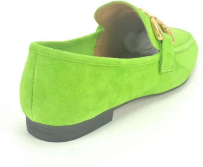 Bibi Lou Groene Suède College Platte Schoenen