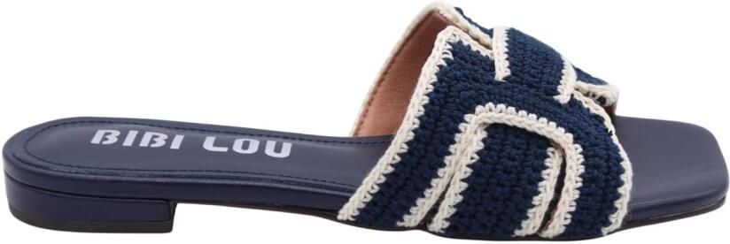 BiBi Lou Donkerblauw Mules Planas Slippers Donkerblauw 670z87vk - Foto 2