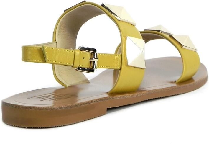 Bibi Lou Platte Sandalen Geel Dames - Foto 3