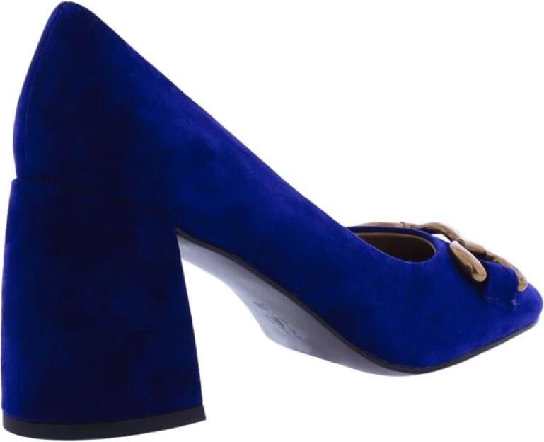 Bibi Lou Suede Pump in Blauw