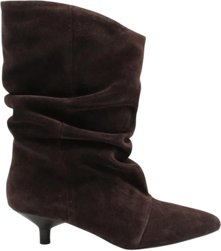 BiBi Lou Drape Booties 40 Dark Brown