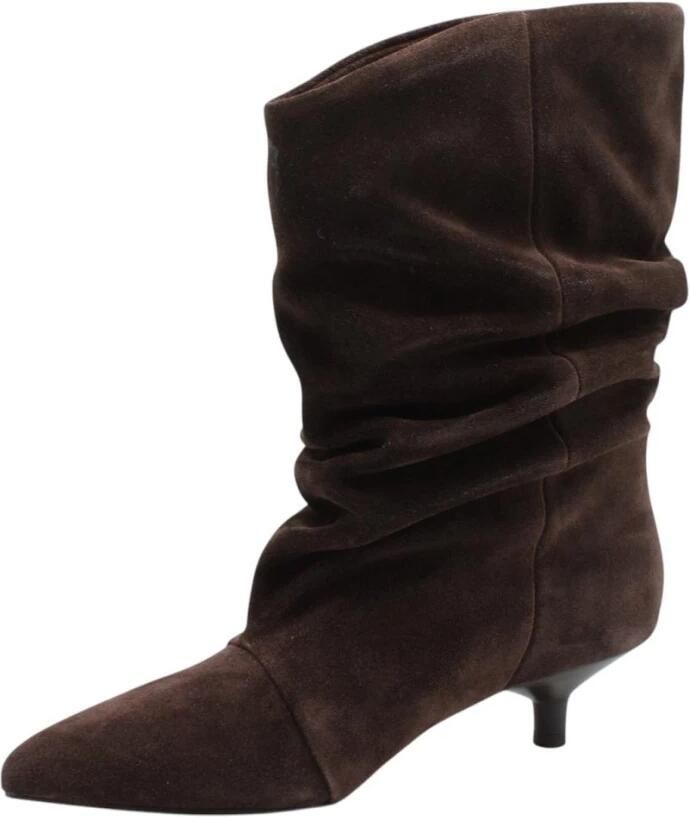 BiBi Lou Drape Booties 40 Dark Brown - Foto 6