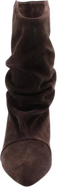 BiBi Lou Drape Booties 40 Dark Brown - Foto 2