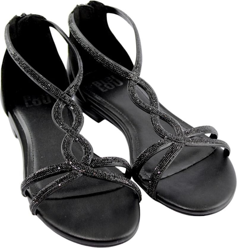 Bibi Lou Zwarte Swarovski Sandaal Black Dames - Foto 2