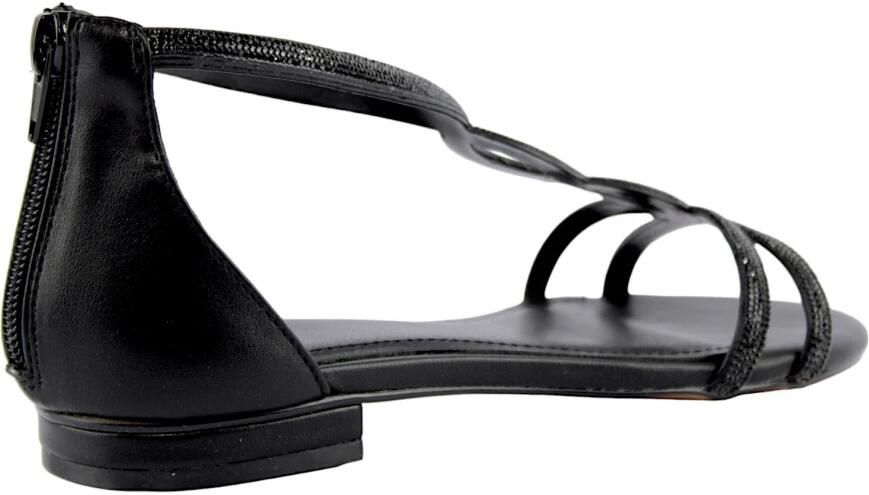 Bibi Lou Zwarte Swarovski Sandaal Black Dames - Foto 3