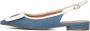 BIBI LOU Slingbacks Dames 640z31vk Maat: 38 Materiaal: Denim Kleur: Blauw - Thumbnail 3