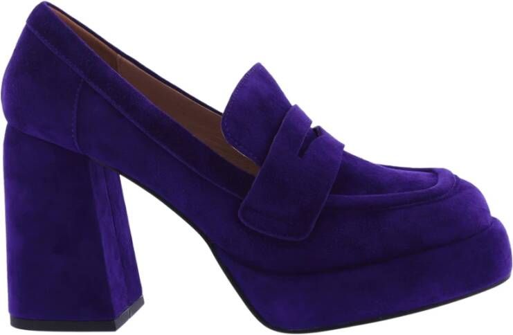 Bibi Lou Blauwe Suède Pump Blue Dames