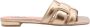 BIBI LOU Slippers Dames 760z10vk Maat: 42 Materiaal: Leer Kleur: Goud - Thumbnail 3