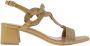 Bibi Lou Bruine Sandalen met Vierkante Neus - Thumbnail 1