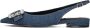 BIBI LOU Slingbacks Dames 534z67vk Maat: 37 Materiaal: Denim Kleur: Blauw - Thumbnail 3