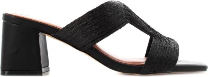 Bibi Lou Eco-vriendelijke Heeled Mules Black Dames