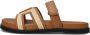 BIBI LOU Teenslippers Dames 527z32vk Maat: 42 Materiaal: Raffia Kleur: Cognac - Thumbnail 3