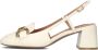 BIBI LOU Slingbacks Dames 544z10vk Maat: 36 Materiaal: Leer Kleur: Wit - Thumbnail 2