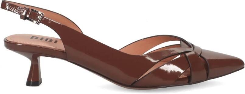 Bibi Lou Elegante Slingback Pump Schoenen Brown Dames