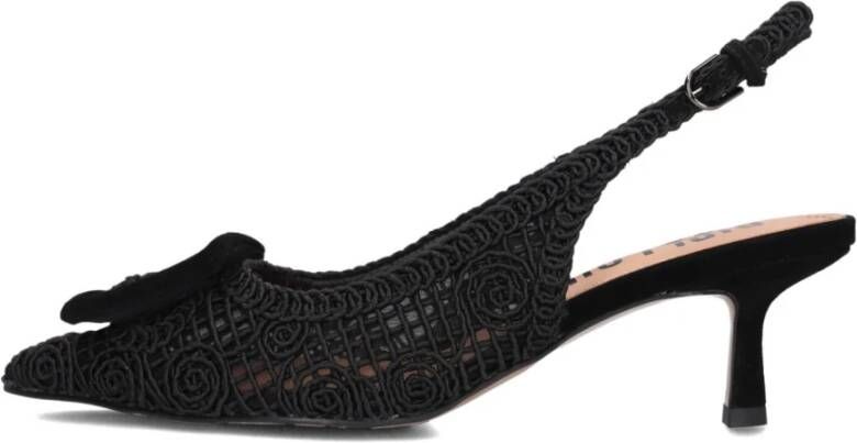 Bibi Lou Elegante Zwarte Slingback Hakken