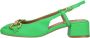 BIBI LOU Slingbacks Dames 543z10vk Maat: 38 Materiaal: Leer Kleur: Groen - Thumbnail 15