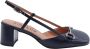 Bibi Lou Bonnie 55 denim slingback pumps blauw - Thumbnail 3