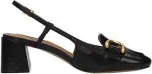 Bibi Lou Leren Pumps met Vierkante Neus Zwart Dames