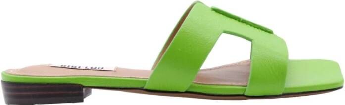 Bibi Lou Stijlvolle en Comfortabele Dames Platte Schoenen Green Dames - Foto 9