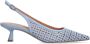 Bibi Lou Lichtblauwe Laser Gesneden Slingback Hakken - Thumbnail 1