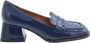 Bibi Lou Melkslang Pattern Stijlvolle Pumps met Verhogend Effect Blue Dames - Thumbnail 1