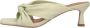 BiBi Lou Slippers Dames Sandalen Instappers Damesschoenen Leer Kitten heel 549Z10VK Mint - Thumbnail 12