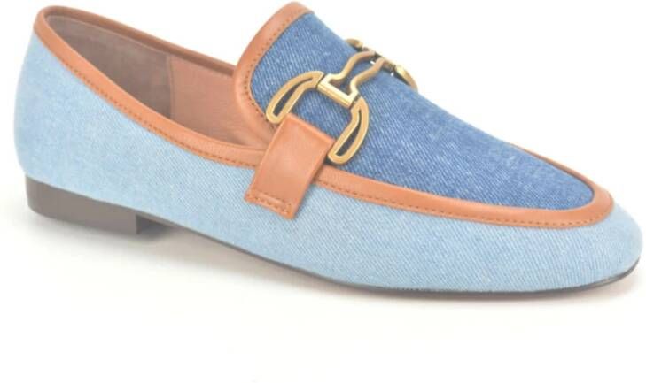 Bibi Lou Moccasin en Gar Combo Jeans Blue Dames