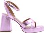 Bibi Lou Modieuze Hoge Hak Sandalen Roze Dames - Thumbnail 2