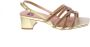 Bibi Lou Platinum Strass Sandaal met Enkelband - Thumbnail 1