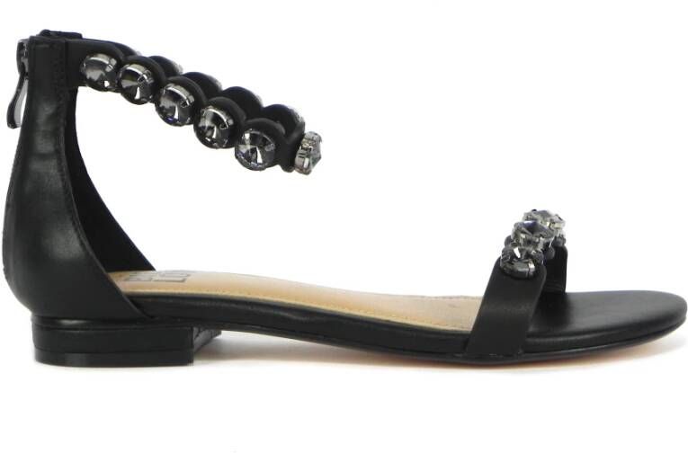 Bibi Lou Platte Sandalen voor Vrouwen Zwart Dames