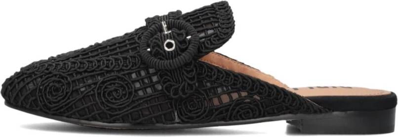 Bibi Lou Platte Sandalen Zwart Instappers