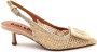 Bibi Lou Rafia Slingback Off White Sandal - Thumbnail 1