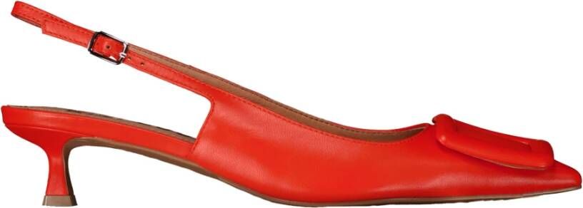 Bibi Lou Rode Kitten Heels Red Dames