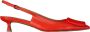 BIBI LOU Slingbacks Dames 641z10vk Maat: 38 Materiaal: Leer Kleur: Rood - Thumbnail 3