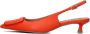 BIBI LOU Slingbacks Dames 641z10vk Maat: 38 Materiaal: Leer Kleur: Rood - Thumbnail 3