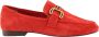 Bibi Lou Rode Suède Loafers - Thumbnail 1