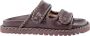 Bibi Lou Stijlvolle Bruine Slippers - Thumbnail 1