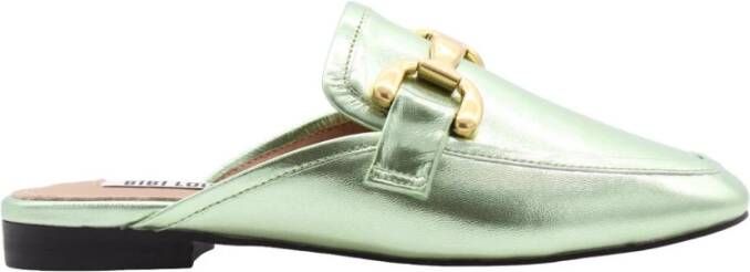 Bibi Lou Stijlvolle en Comfortabele Dames Platte Schoenen Green Dames