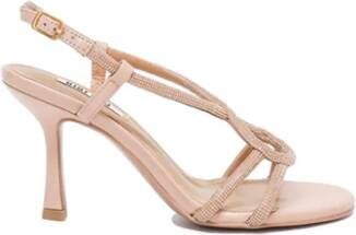 Bibi Lou Stijlvolle Hoge Hak Sandalen Beige Dames
