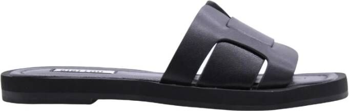 Bibi Lou Stijlvolle Leren Sandalen Zwart Dames