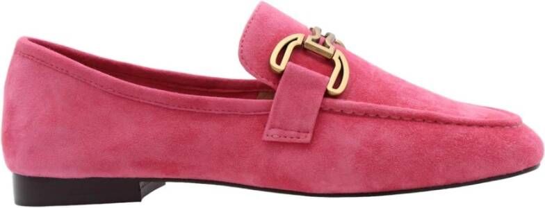 BIBI LOU Loafers Dames 582z30vk Maat: 38 Materiaal: Suède Kleur: Rood - Foto 3