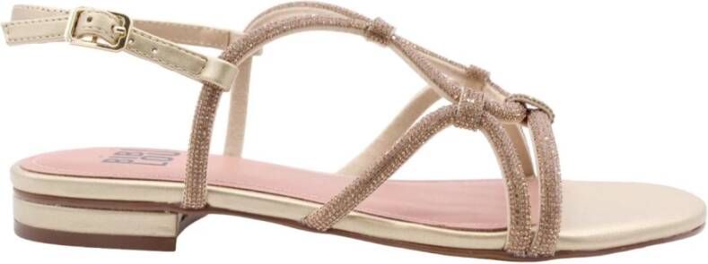 Bibi Lou Stijlvolle Platte Sandalen voor Vrouwen Yellow Dames - Foto 2