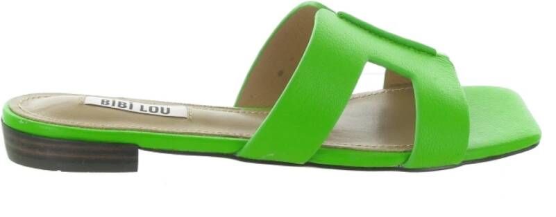 Bibi Lou Stijlvolle en Comfortabele Dames Platte Schoenen Green Dames - Foto 7