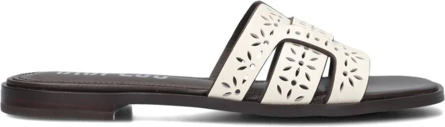 Bibi Lou Stijlvolle witte zomerslippers