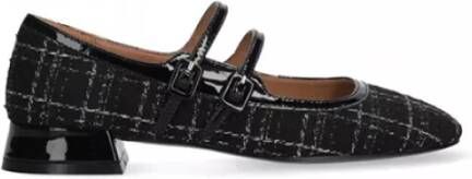 Bibi Lou Stoffen Ballerina Schoenen Zwart Lakleer