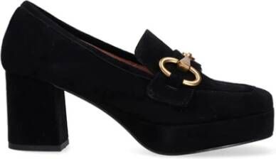 Bibi Lou Suède Damesloafer met Decoratieve Metalen Klem