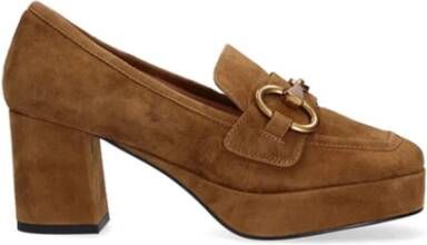 Bibi Lou Suède Loafer met Decoratieve Metalen Gesp
