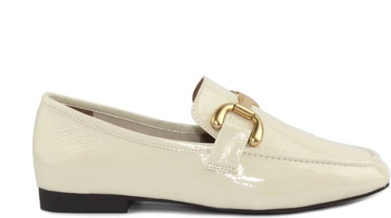 Bibi Lou Suède Loafers White Dames