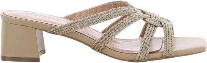 Bibi Lou Taupe Damesschoenen Elegante Stijl